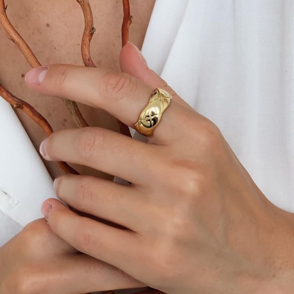 Geometric Ring - Picture 1 of 4